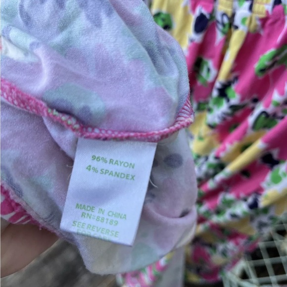 Lilly Pulitzer Marlisa Maxi Dress L Strapless Doodlebug Daisy Floral Pink Green - Picture 5 of 7